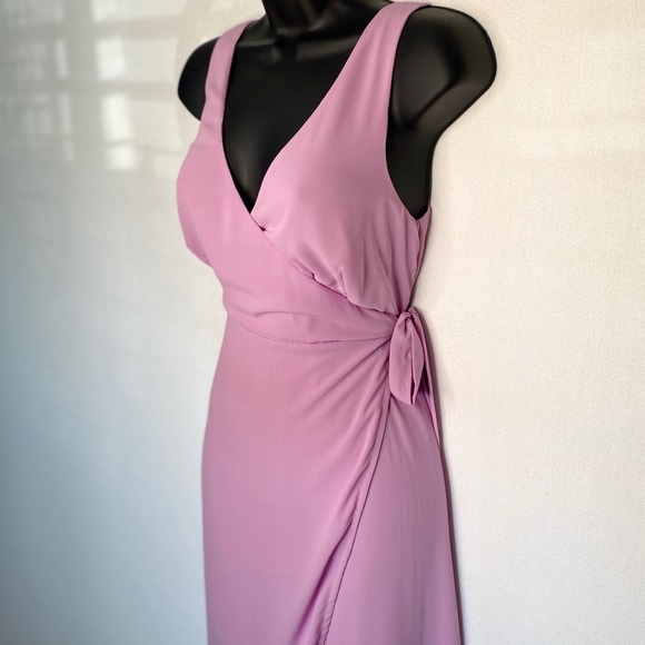 SOLD Revolve Mauve Wrap Maxi Dress Size XS - Picture 7 of 7
